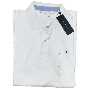 chomba blanca  Tommy Hilfiger regular fit talle XL